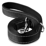 6 FT Double-Sided Reflective Dog Leash Heavy Duty Leashes Black